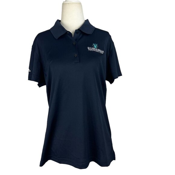 Adidas‎ WOMEN'S GOLF CLIMATE POLO SHIRT NEW WITH TAG BLUE SIZE LARGE - Picture 1 of 13